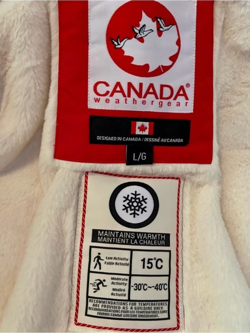 Canada Weather Gear NWT Blush Pink Faux Fur Hood Puffer Parka L - Picture 6 of 11